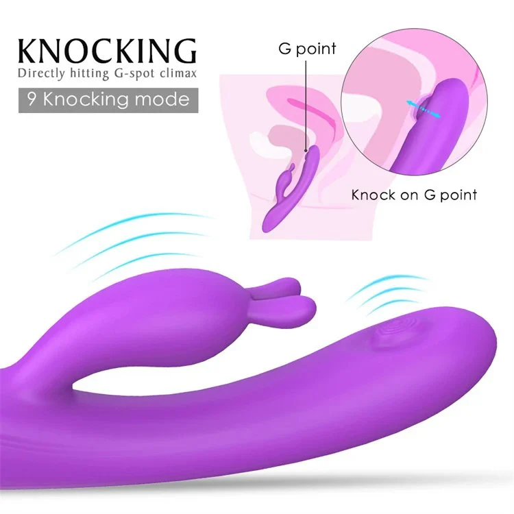 Sex Toys for Women 9 Vibe Mode New Arrival Usb Charger Rabbit Tapping G-spot Vibrator