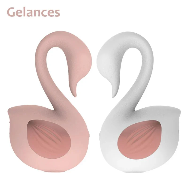 Swan Sex Toys for Women Latex Mini Vibrator Sex Toy for Girls for Women