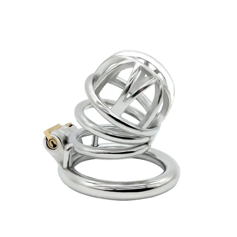 Newly Ring for Men Erection Lightweight Chastity Cage Body-Safe Penis Cage for Men with Ring
