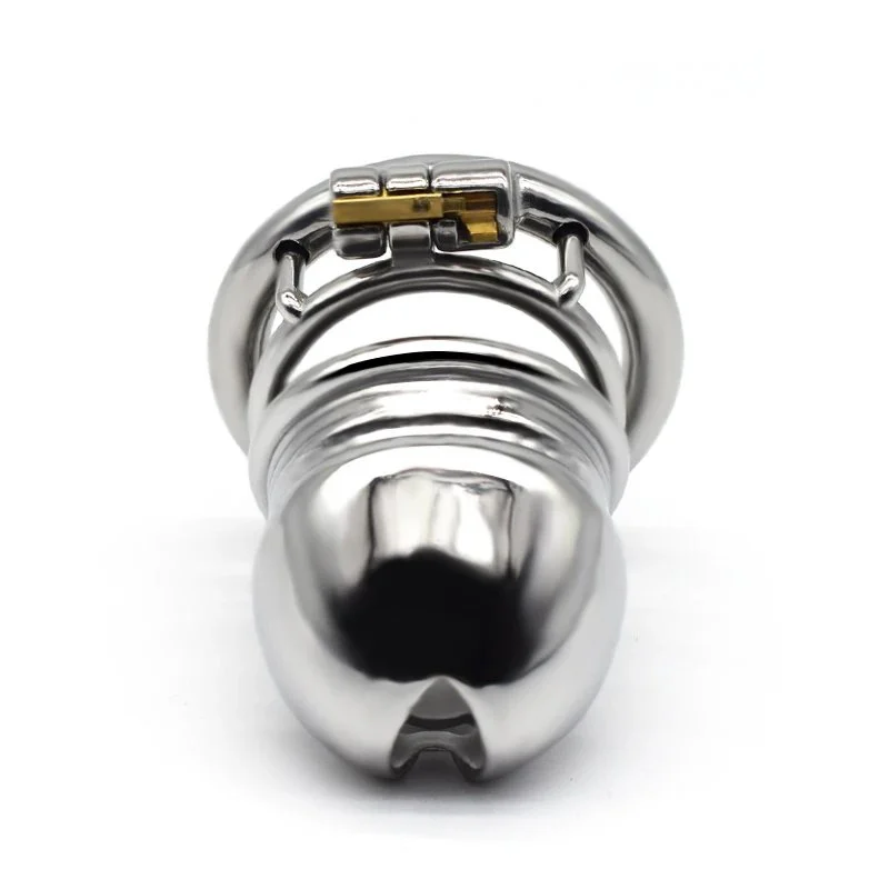 Total High 80mm 304 Stainless Steel Sex Shop Toy Adult Man Sex Toy Chastity Device for Men Bondage Gear for Male