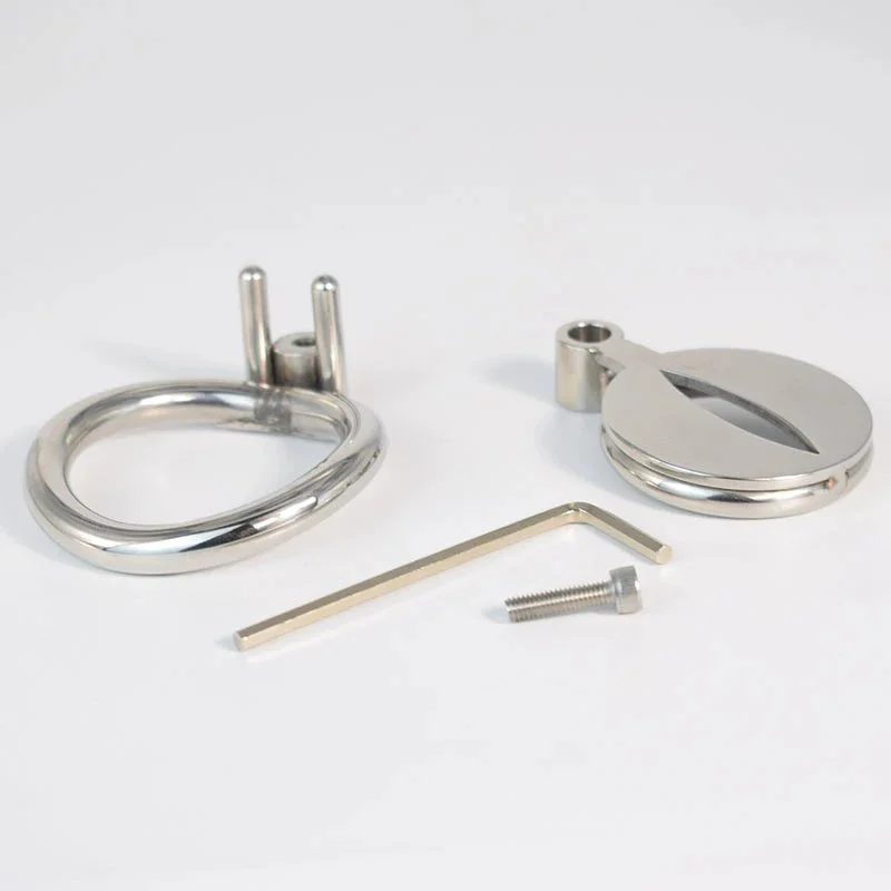 Metal Cock Cage Male Chastity Device Sex Toys Steel Chastity Cage for Men Penis Lock Cock Ring Sleeve Penis Lock