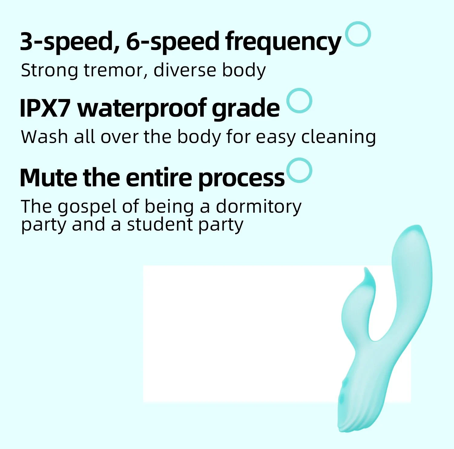Strong Vibration Massage Stick for Women's G-Spot Stimulation USB Rechargeable IPX7 Waterproof 10 Speed 9 Frequencies Gift Box