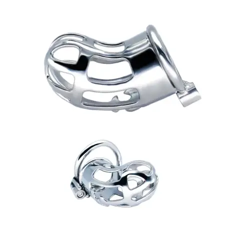 Total High 90mm 304 Stainless Steel Chastity Belt Bondage Homemade Male Chastity for Male
