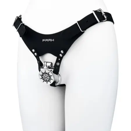 Wearing a Built-in Male Chastity Cagewith a Urinary Catheter Requires a Metal Design for Sex Toys Featuring a Flat Penis Cage