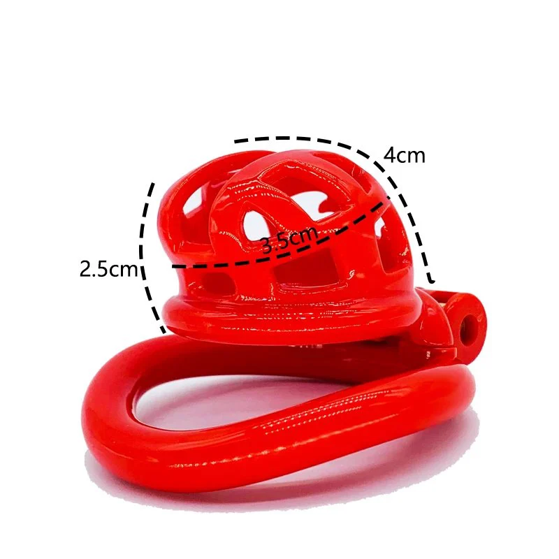 Total High 40mm Resin Anal Plug Chastity Belt Sex Products for Male
