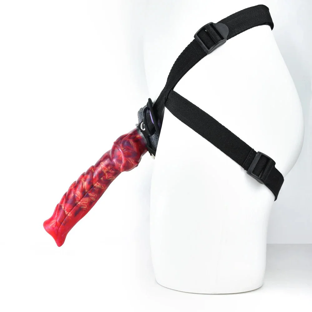 9.45 Inch Lesbian Realistic Strap Dildo Artificial Real Experience Chastity Belt for Women