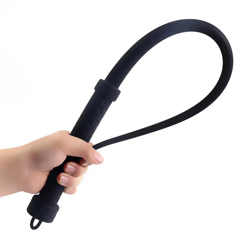 Adult Full Silicone Elastic Whip Alternative Pet Domestication And Sex Toys Men And Women Romantic Toys And Sex Products