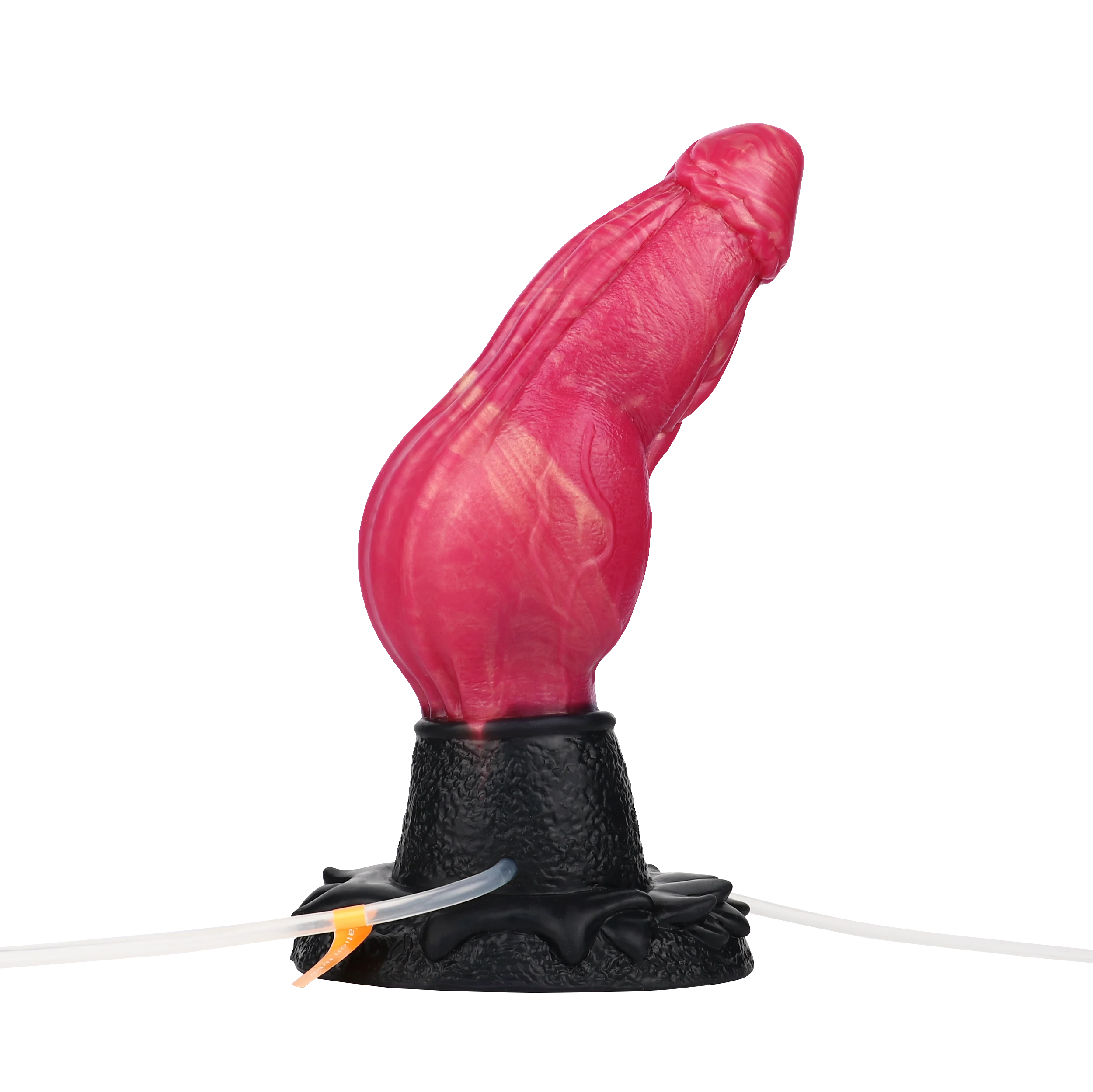 9.8 Inch Huge Squirting Inflatable Fantasy Animal Dildo Thick Anal Dildo with Strong Suction Cup Squirting Cock Adult Toy for Women