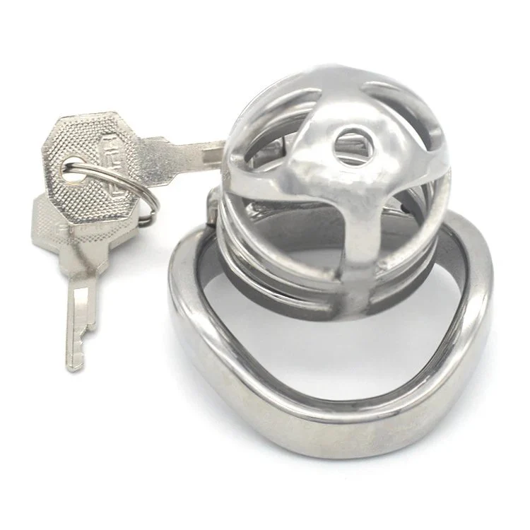 Metal Male Chastity Cage Penis Restraint with Keyholder Sex Toys Male Chastity Device Chastity Cock Cage for Man Masturbator