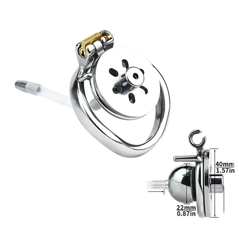Male Invisible Stainless Steel Chastity Belt Device Flat Cage Sissy Binding Inverted Chastity Cages
