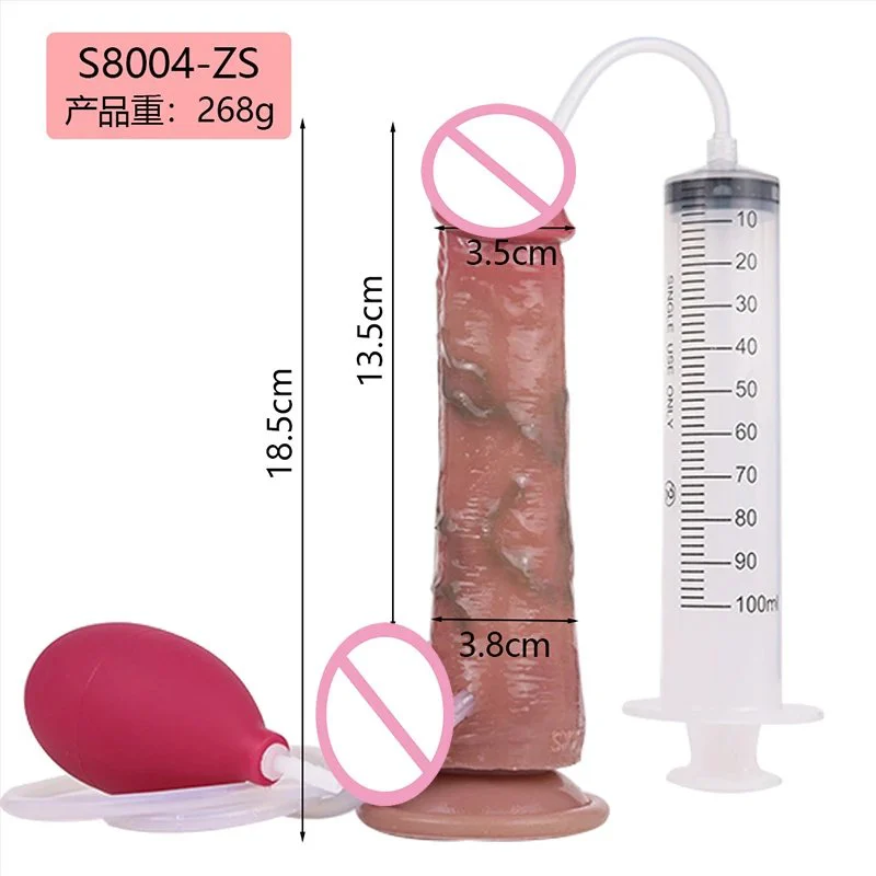 Silicone Anal Dildo Realistic Ejaculation Squirting Dildo for Masturbator Sex Toys for Women Men Dildo with Ejaculation