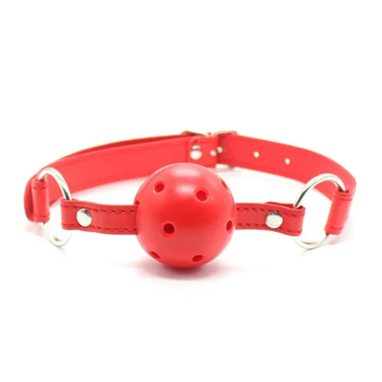 Adult Toys Couple Flirt Leather Mouth Ball Plug Fetter Sex Appeal