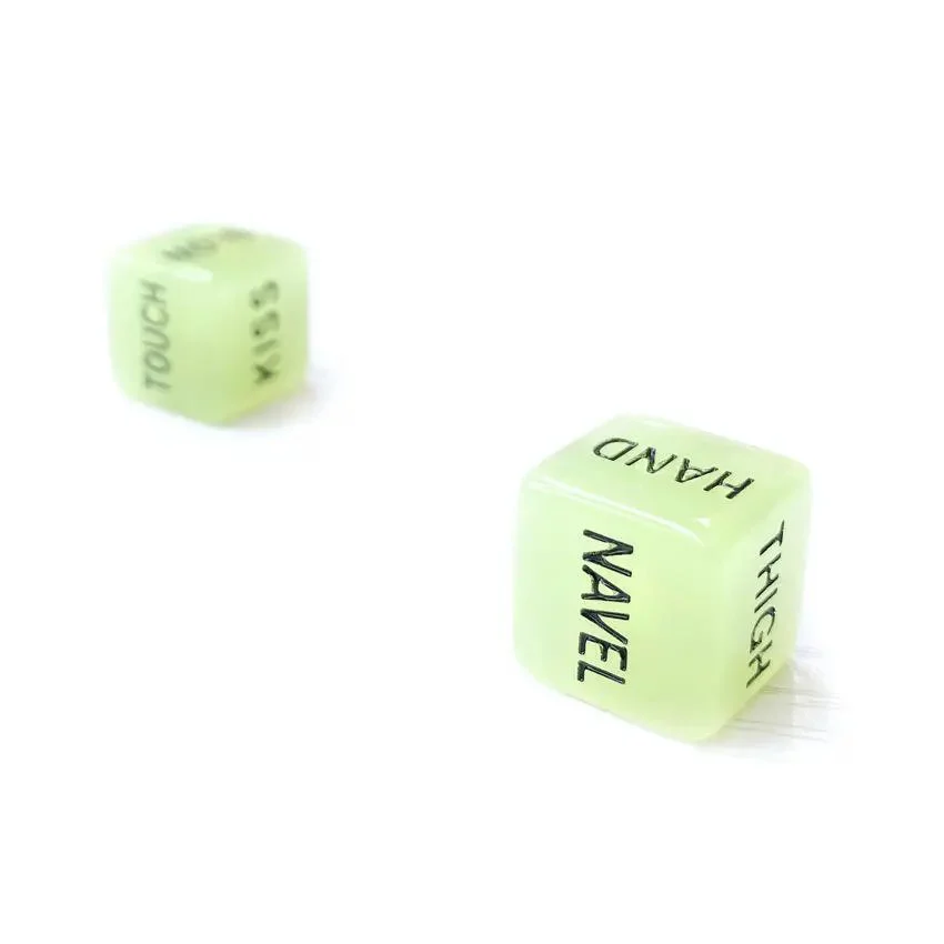 Adult Sex Party Games Toys Couple Lovers Games Luminous Glow Funny Gambling Sex Toy Dice