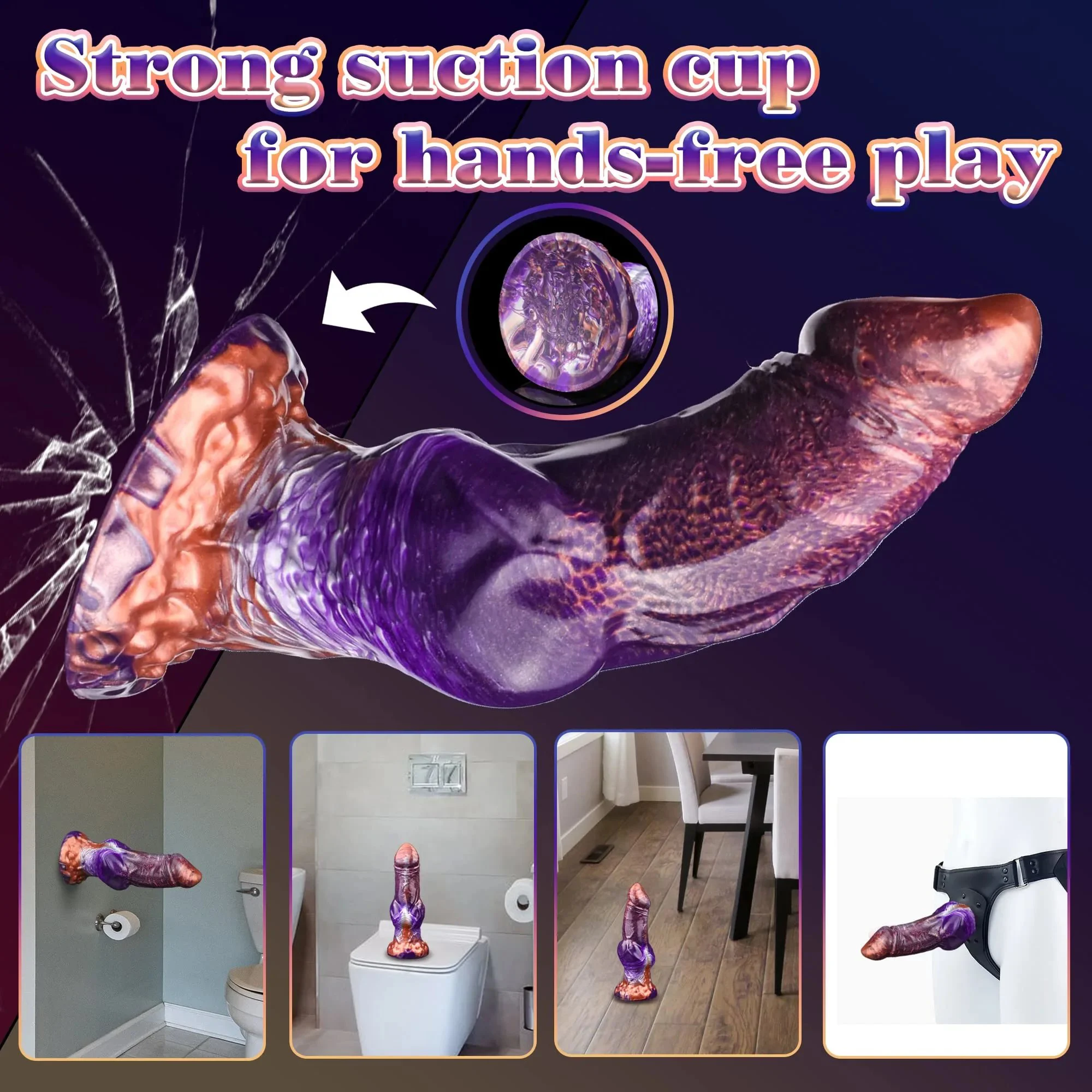 9.06 Inch Anal Sex Toys Silicone Dragon Dildo Huge Realistic Giant Monster Animal XXL Cock Dildo for Women