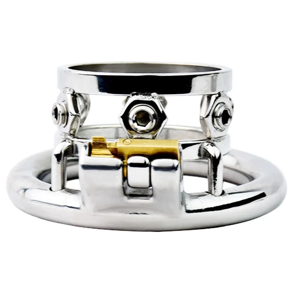 Male Chastity Device Cock Cages Metal Stainless Steel Penis Rings Sissy Erect Denial Bondage Control Fetish Sex Toy