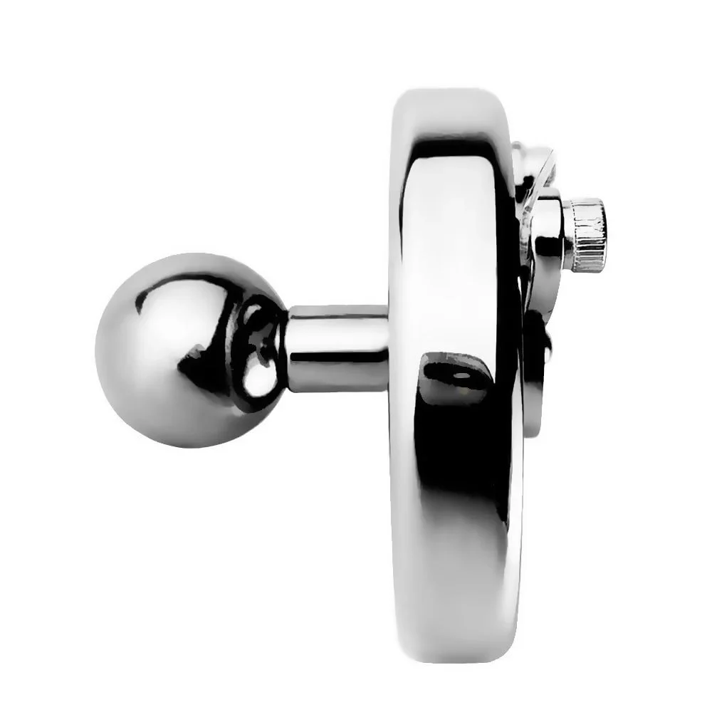 Penis Ring Metal Heavy Duty Stainless Steel Simple Negative Lock Chastity Cage Men's BDSM Sex Toys Ring Chastity Device