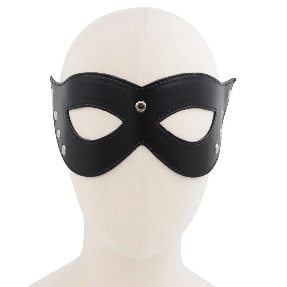 Bondage Leather Eye Mask Cosplay Couple Sexy Eye Patch Adult Product Bondage Elastic Mask Other Sex Toy
