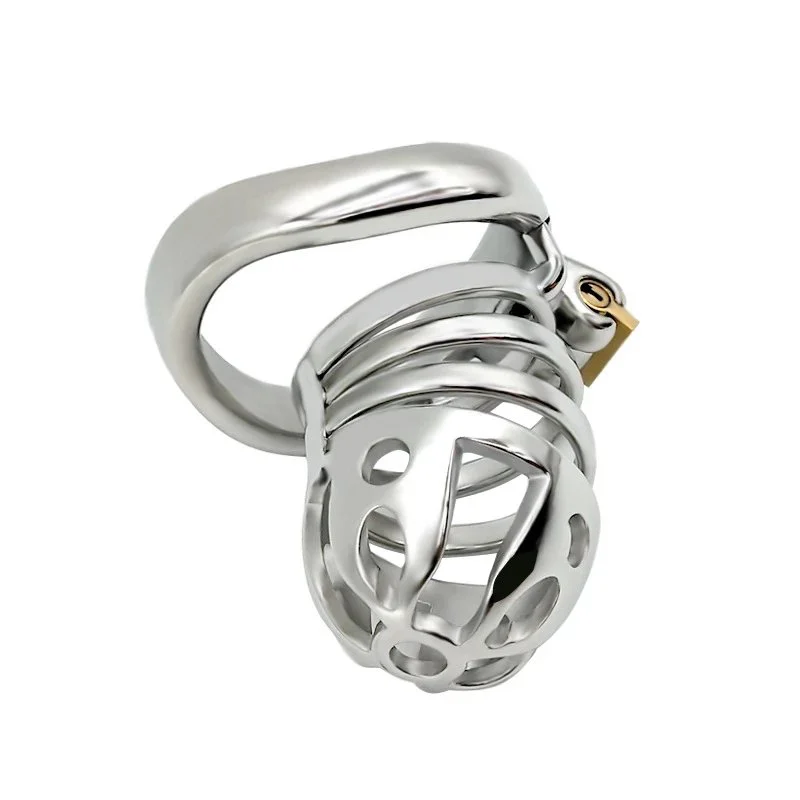 Male Chastity Device Cock Cage, Wearable Slave Body Control Locking Sex Toy for Men