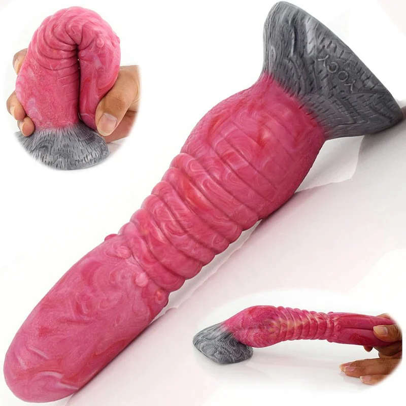 9inch Monster Dildo Fantastic Animal Dildo Gory Raw Meat Color Beast Dildo Kinky Juguetes Eroticos for Women