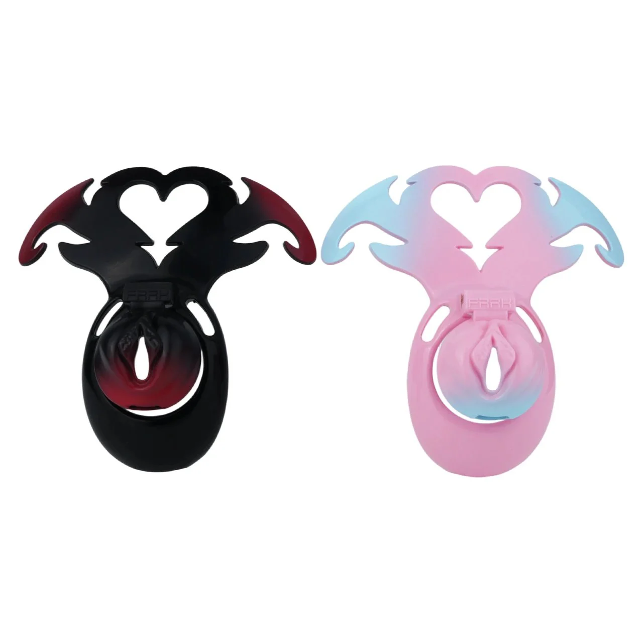 New Resin Male Sissy Chastity Cage Feminization Pussy Style Restraint Adult Flirting Toys for Men Gays Cock Cage