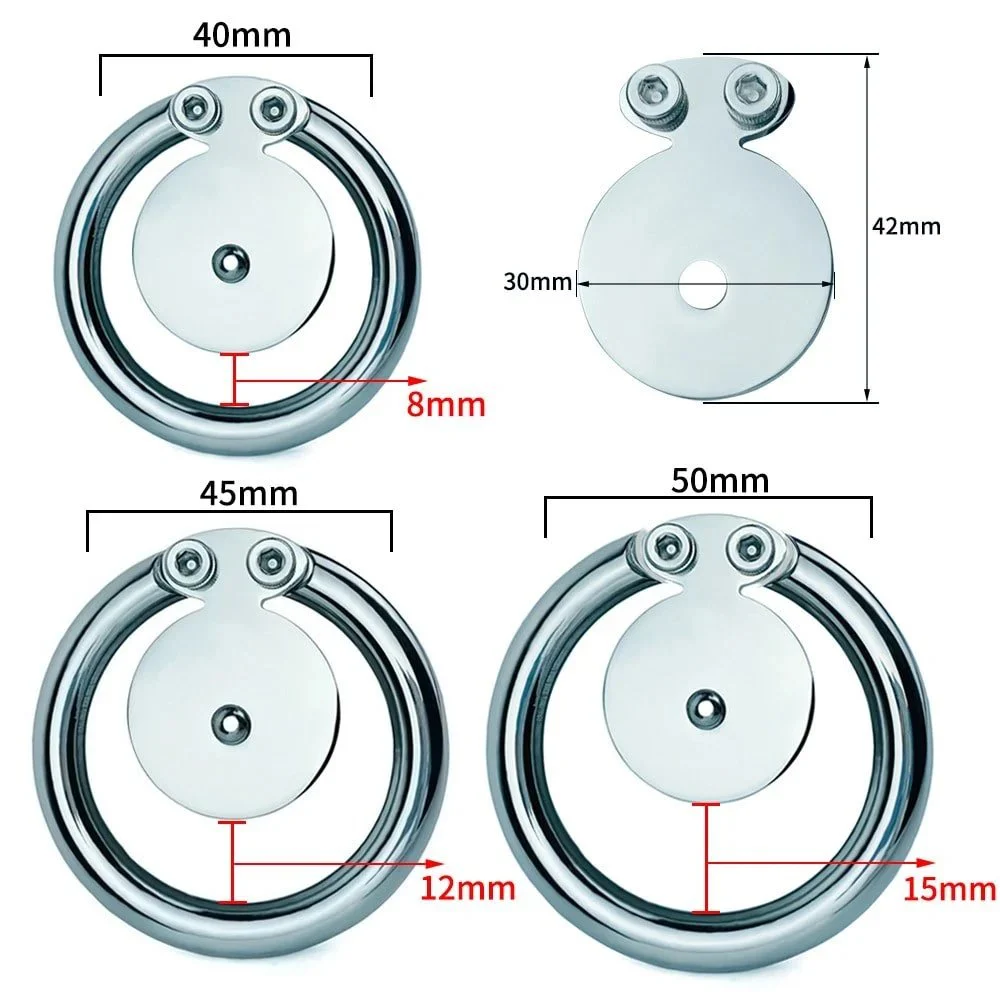 Penis Ring Design with Catheter Skeleton Chastity Device Metal Stainless Steel Bondage Chastity Cage Male BDSM Sex Toys