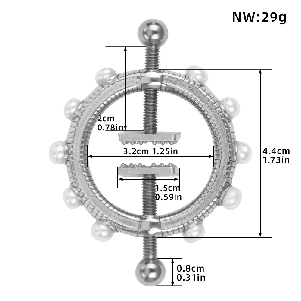 304 Stainless Steel Nipple Clamps Adult Game Stimulation Flirting Orgsm Sex Toys for Man and Woman