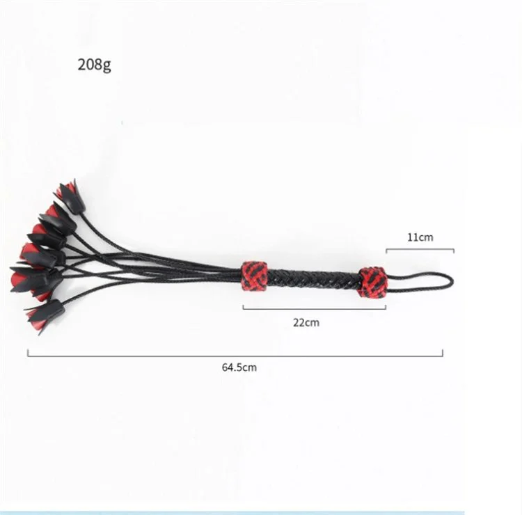 New Rose Shaped BDSM SM Fetish Sex Toys for Couple Leather Flogger Ass Spanking Whips