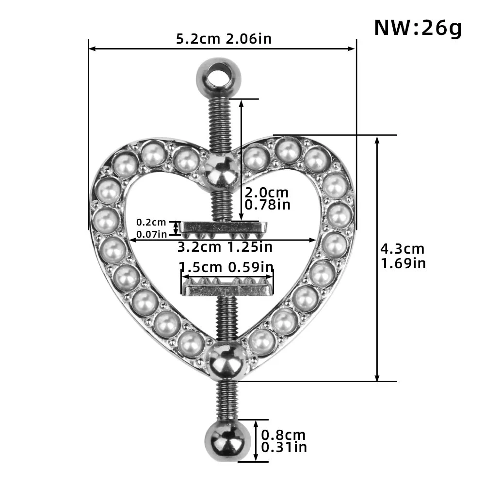 6 Style Lovely Breast Clip for Female Sex Toy Nipple Play Crystal Chain Nipple Clamps Bondage Breast Restraints