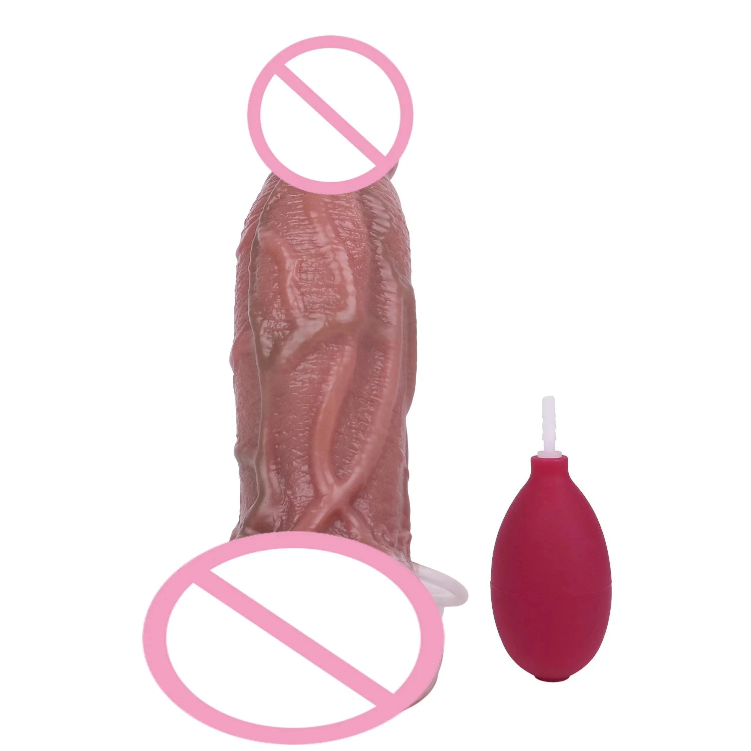 9.6 Inch Realistic Dildo with Suction Cup Squirting Cock Adult Sex Toy Orgsm Ejaculating Dildo Butt Plug Dildo