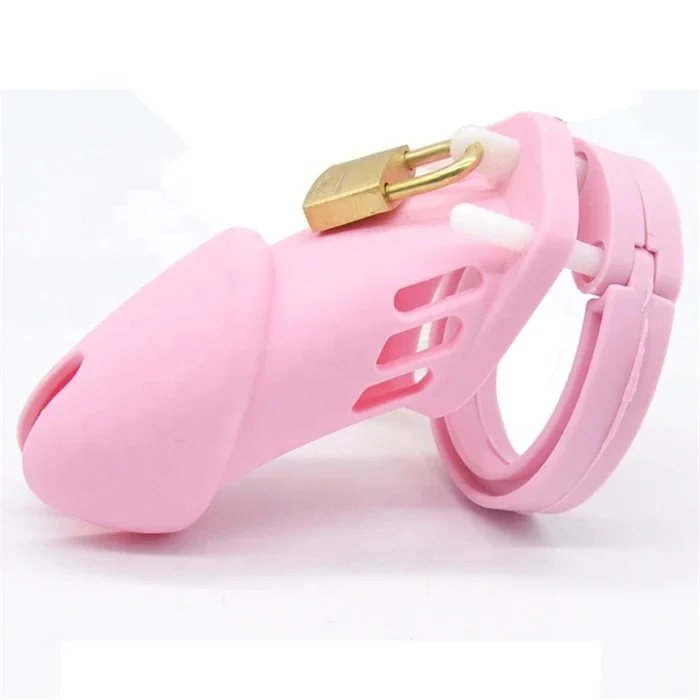 Silicone Male Cock Cage Chastity Device Adult Men's Sex Toy for Penis Exercise