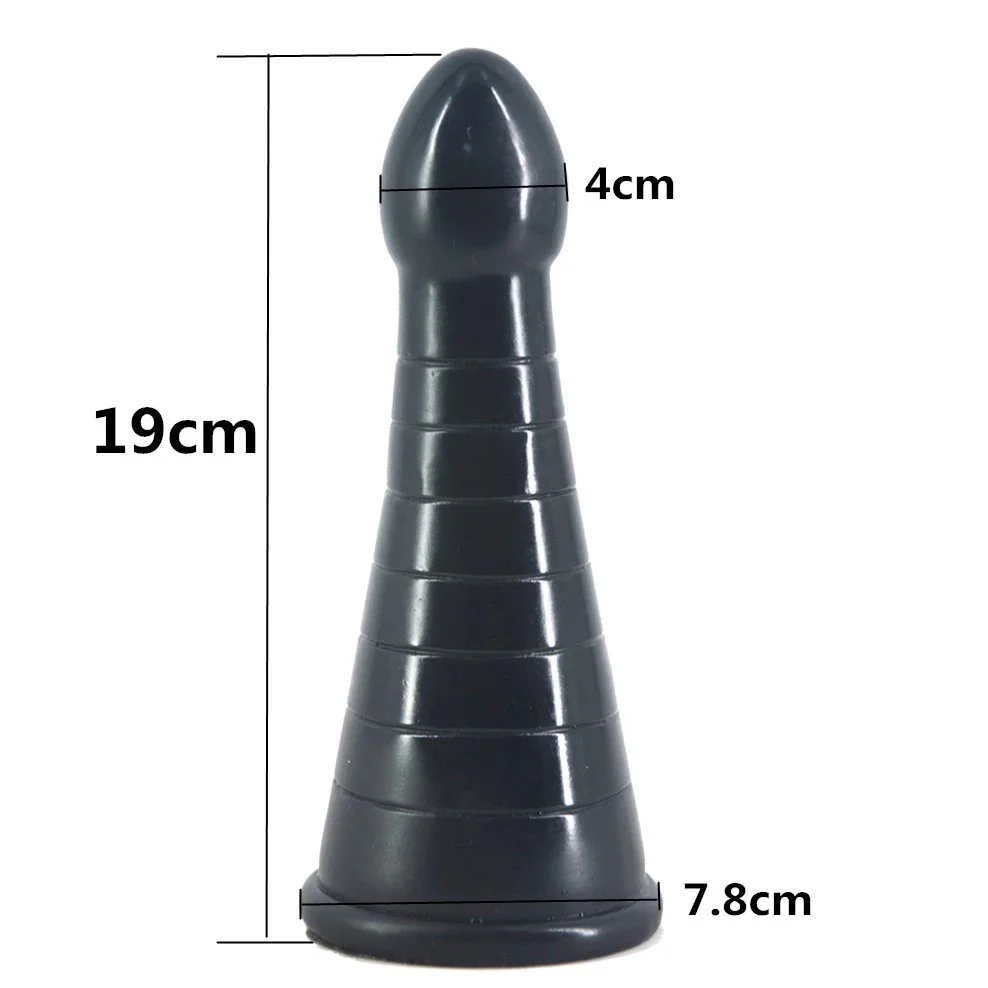 Anal Sex Toys Xmas Hat Shape Red Anal Dildo Large Butt Plug for Women Men