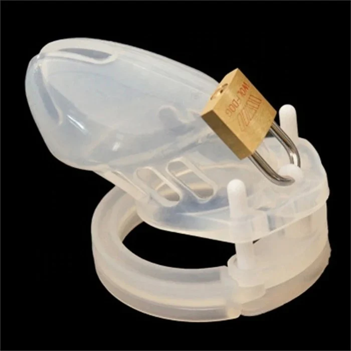 Silicone Male Cock Cage Chastity Device Adult Men's Sex Toy for Penis Exercise