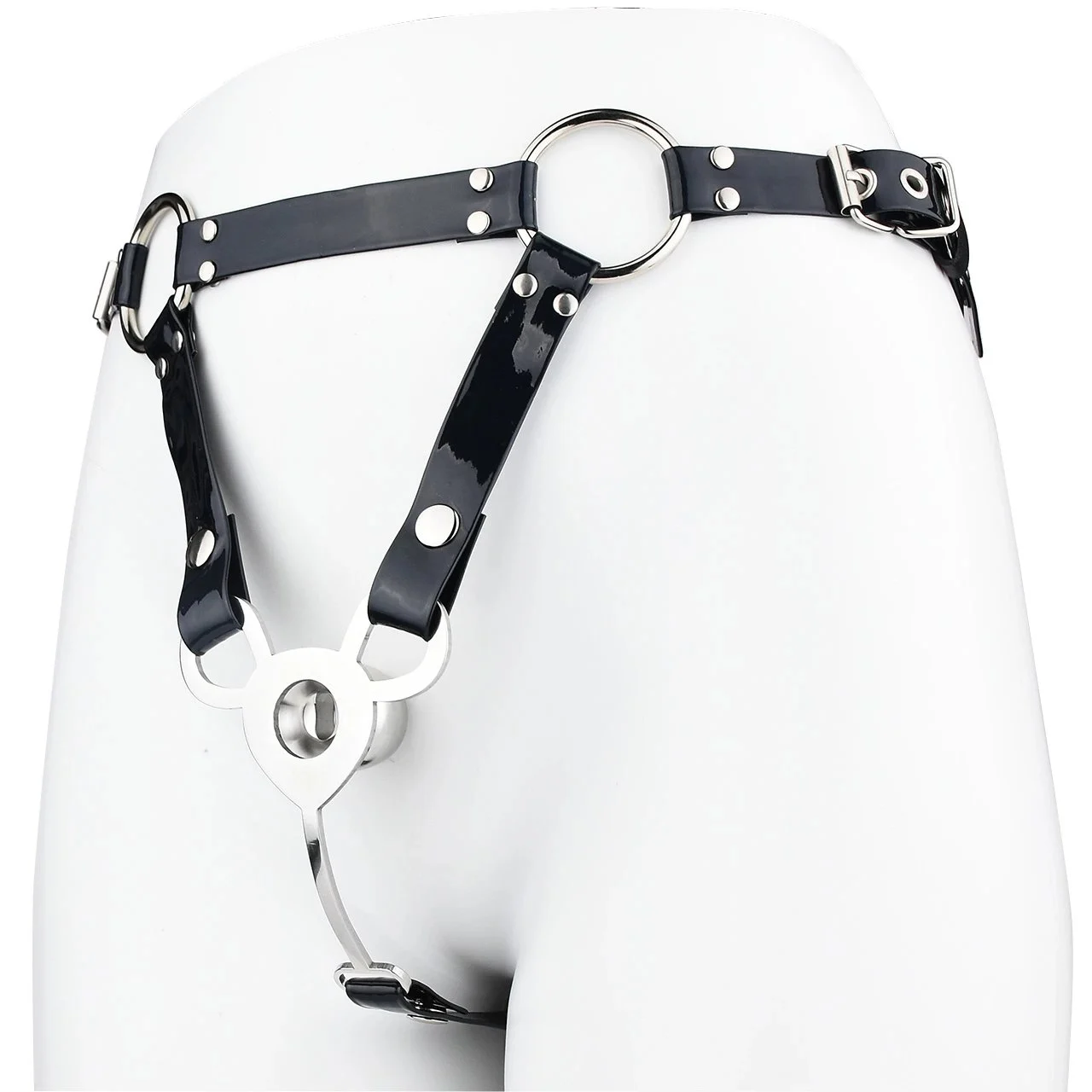Piercing Cock Cage with Three Sizes Waist Belt Urinal Cock Cage for Men Gay Sissy