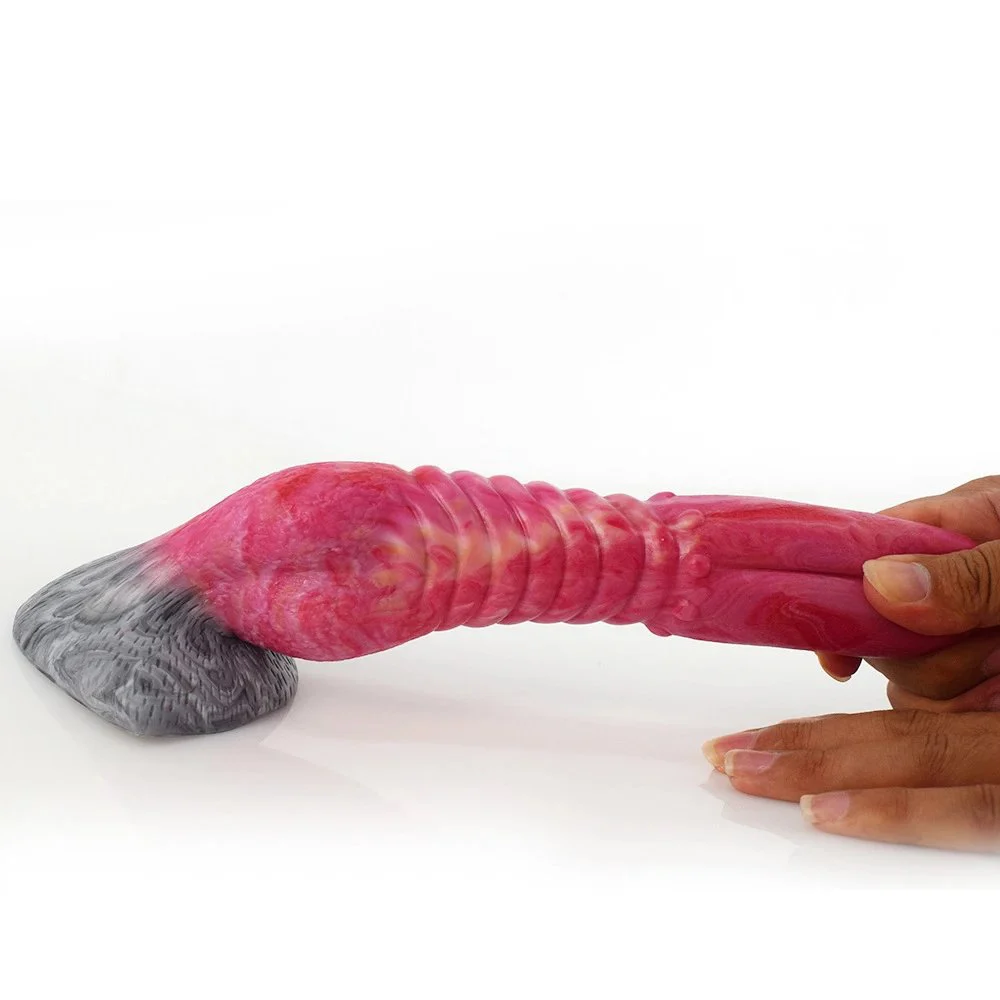 9inch Monster Dildo Fantastic Animal Dildo Gory Raw Meat Color Beast Dildo Kinky Juguetes Eroticos for Women
