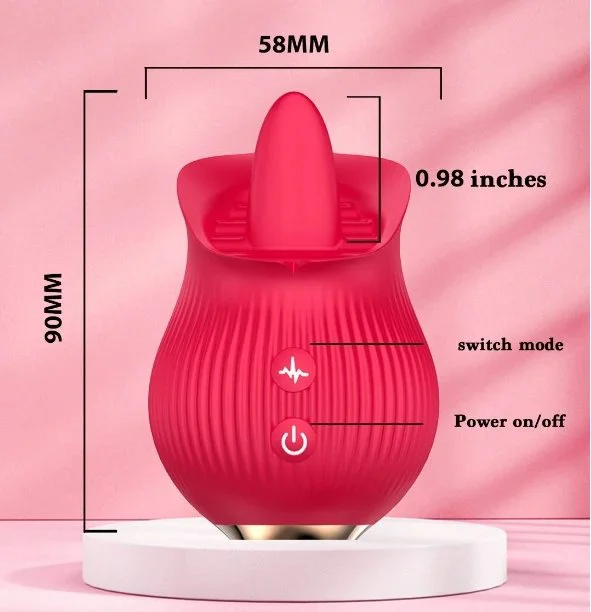Rose Sex Toy Vibrator for Woman Clitoral Stimulator Nipple Sucker Sucking Rose Vibrator