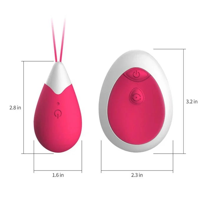 USB Controlled 10-Frequency Egg Vibrator G-Spot & Clitoris Stimulating Sex Toys for Female Masturbation