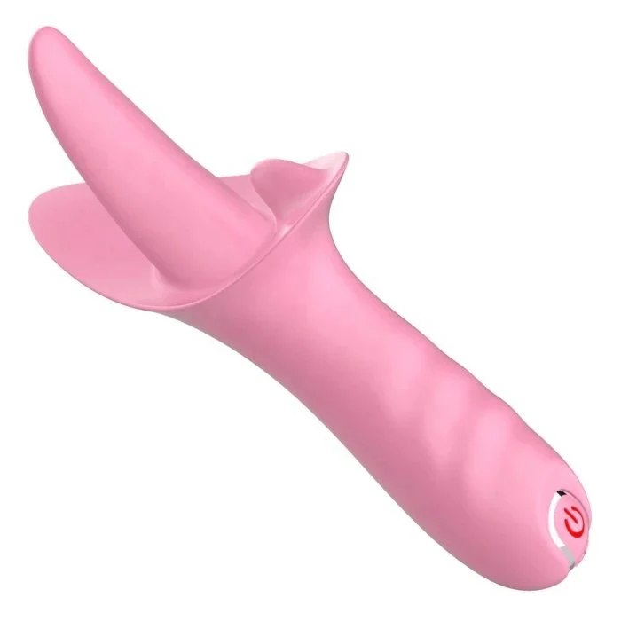 USB Powered 10-Frequency Silicone Tongue Vibrator Sex Toy for Female G-Spot Masturbation