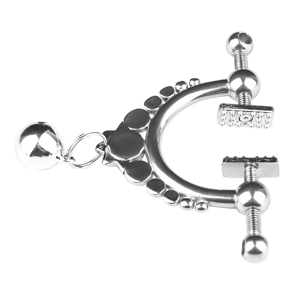 Adult Flirting Sex Toys Game Stainless Steel Nipple Clamps for Couples