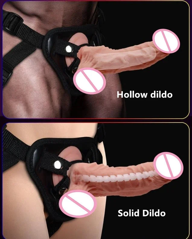Adult Sex Toys Realistic Solid Dildo Strap on Harness Dildo Hollow for Men Women Lesbian