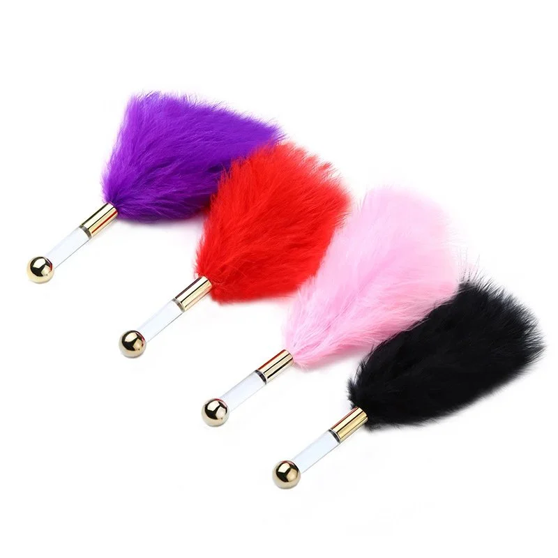 Flirting Feathers Soft Flogger Adult Sex Toy for Couples Flirt Whip Sex Toys