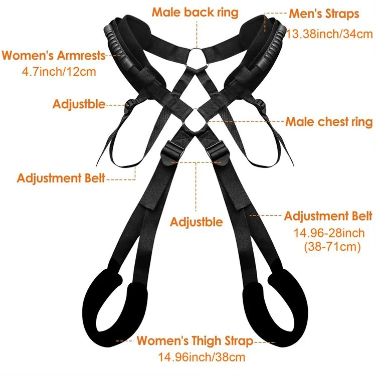 Game Adjustable Bondage Restraints Set BDSM Swing Durable Sex Swing Couple Toys