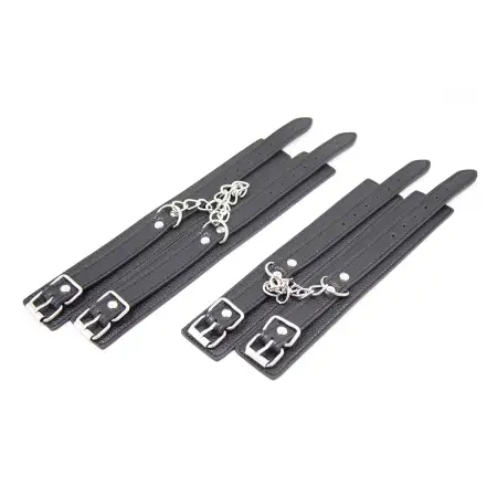Handcuffs Leather Shackle Sex Handcuffs Needle Buckle Sex Hand Chain Shackle