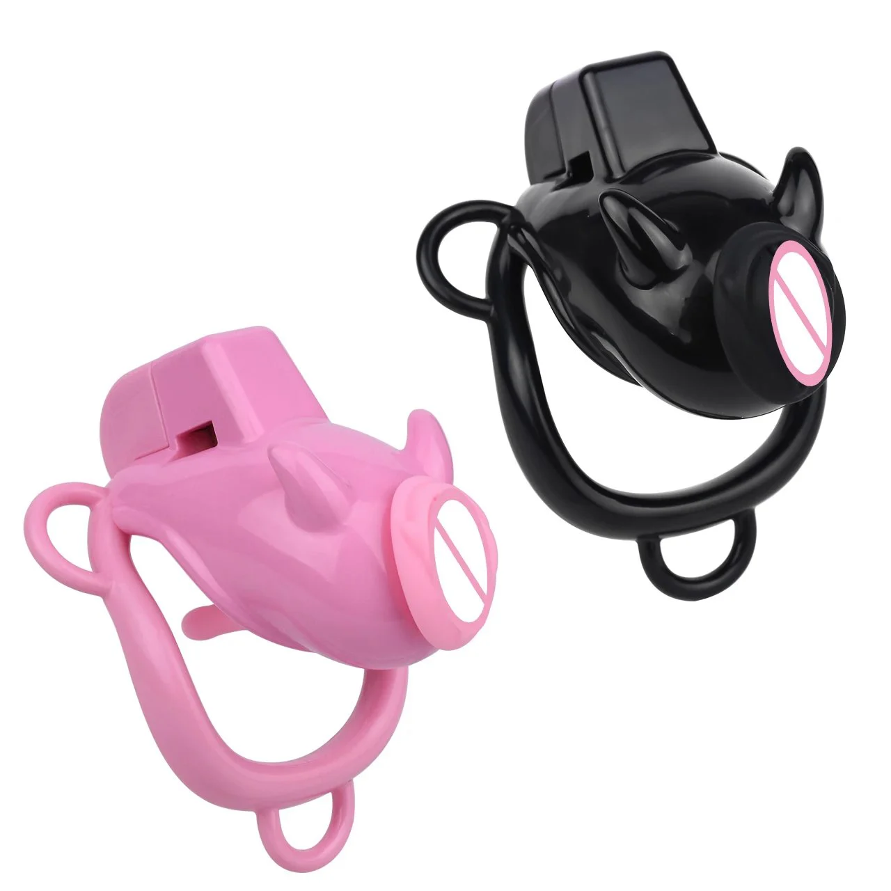 Resin Male Wearable Chastity Lock Bondage Penis 2 Color Imp Penis Cage