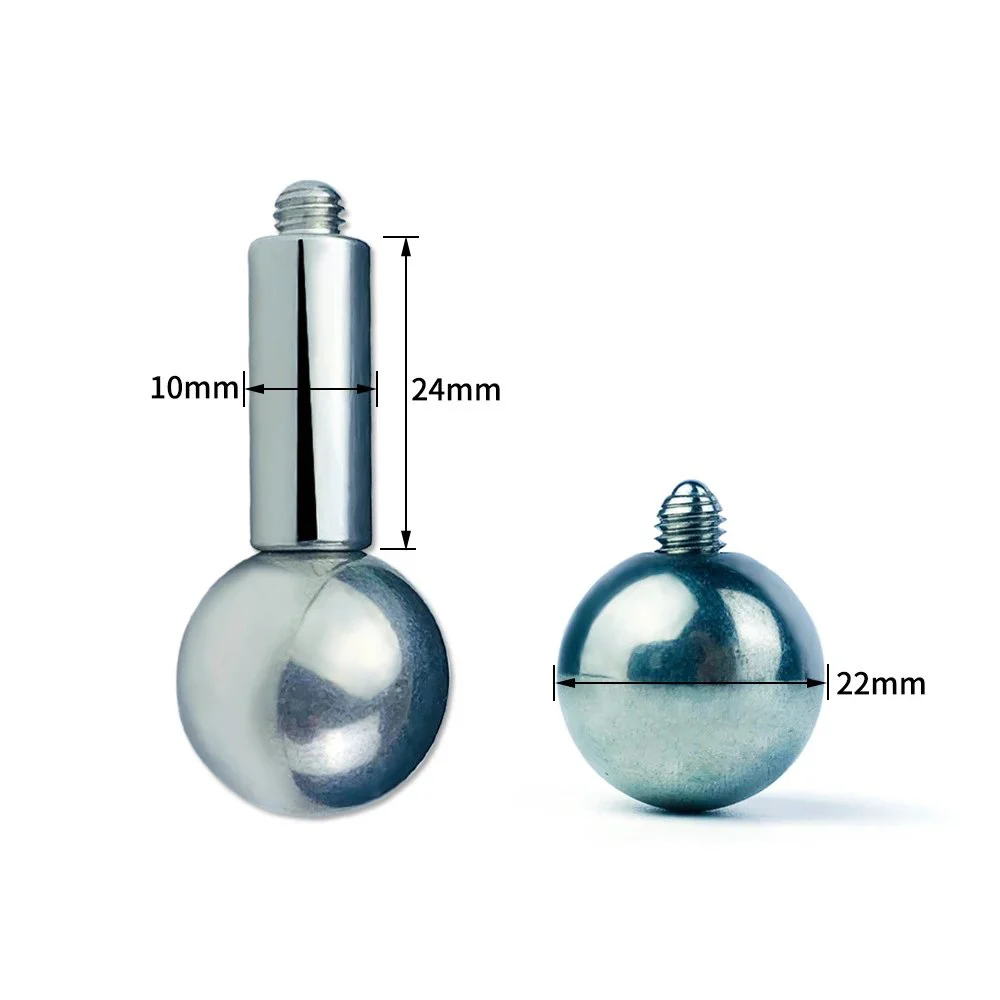 Sectionalized Negative Chastity Lock Length Adjustable Detachable Solid Stainless Steel Ball