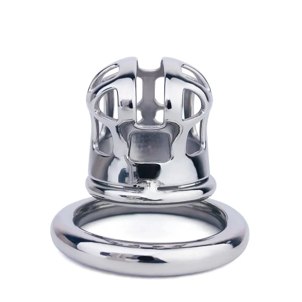 Metal Stainless Steel Male Chastity Lock Sex Cage Penis Lock Adult Sex Toys for Men Lightweight Feeling Chastity Lock