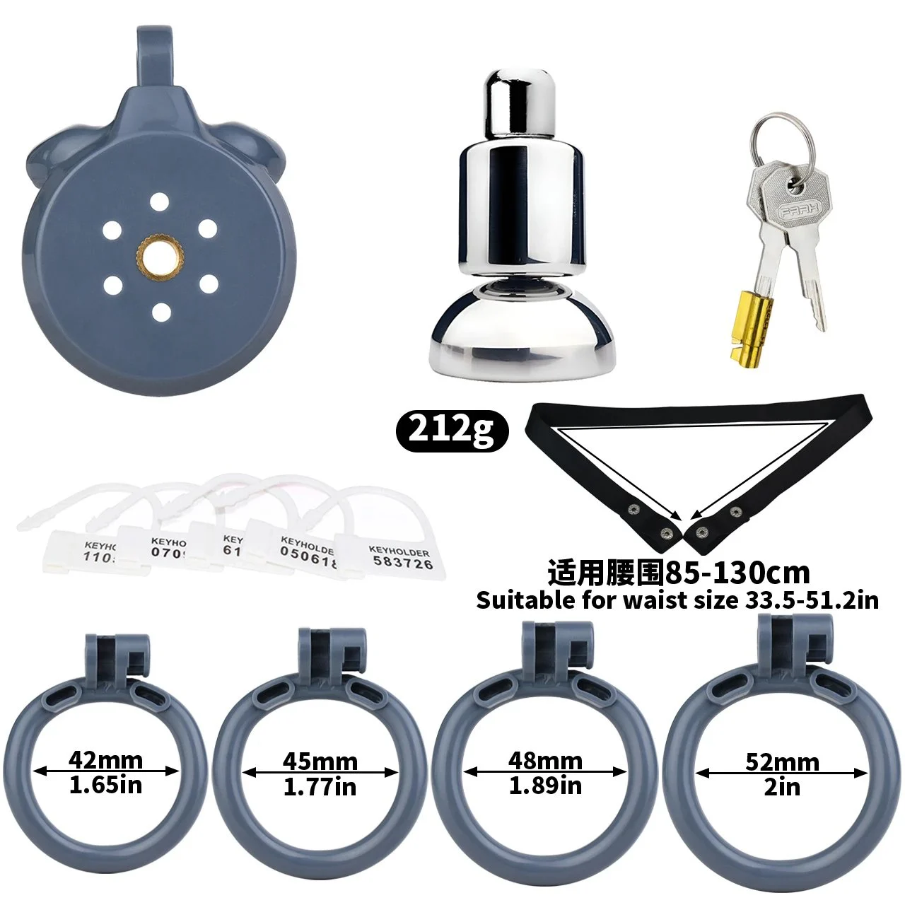 Strap-on Cock Cage Four Size Cages Sex Toys for Men Chastity Device