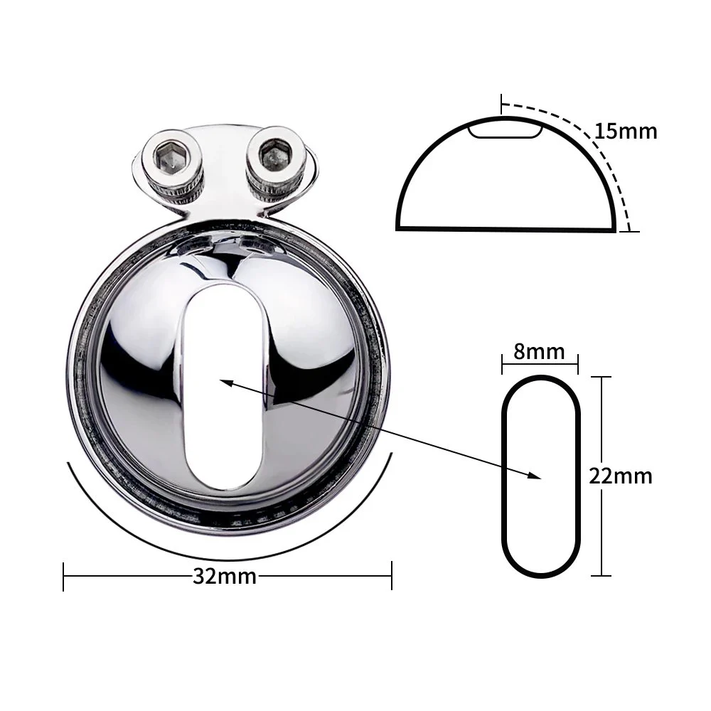 Mini Flat Chastity Cage Sissy Chastity Cage CBT Game Stainless Steel Chastity Devices Cage for Male