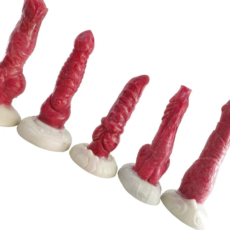 Anal Plugs Sex Butt Massager Super Soft Rubber Dildo for Women Wolf Dog Animal Cock Monster Rubber Penis