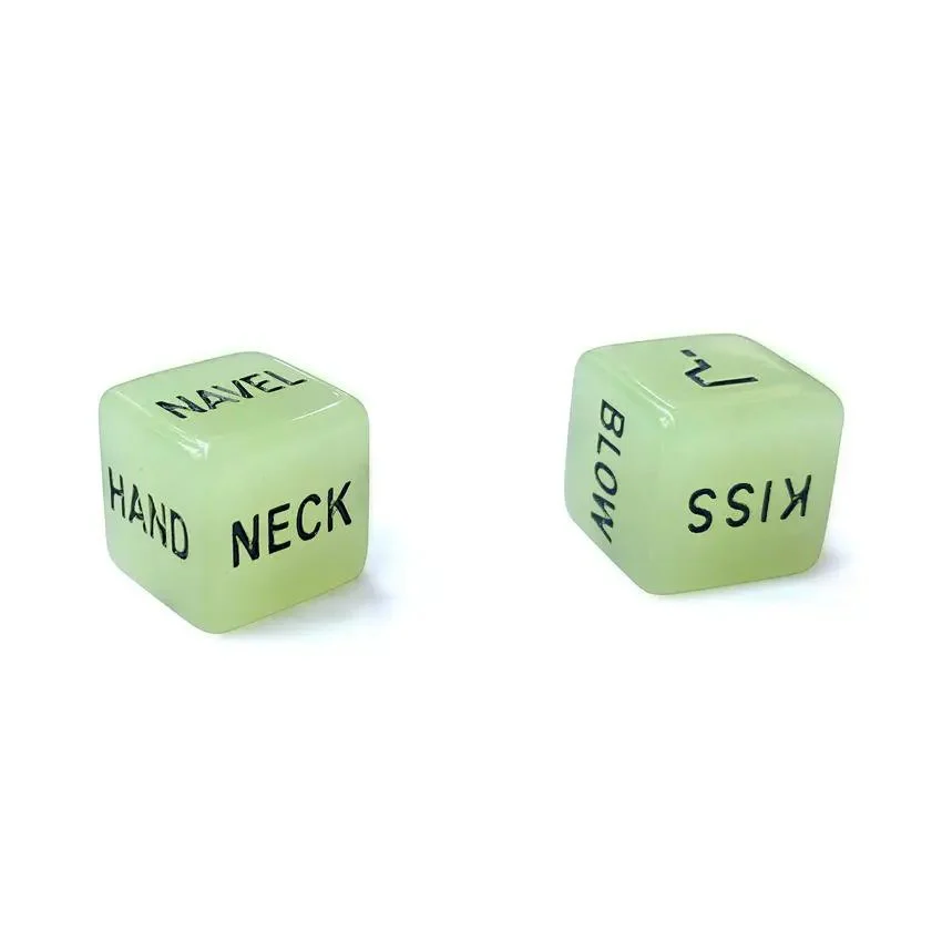 Adult Sex Party Games Toys Couple Lovers Games Luminous Glow Funny Gambling Sex Toy Dice