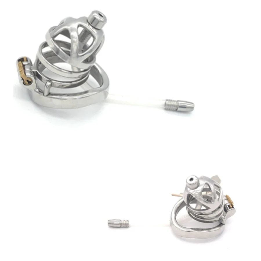 Total High 54mm 304 Stainless Steel Anal Plug Sex Toy Chastity SM Anal Plug Male Chastity Device Cage Chastity